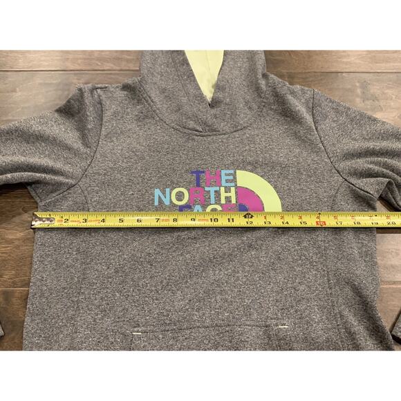 The North Face Gray Womens Pullover Pocket Hoodie Sweatshirt Size M MEDIUM - Picture 7 of 8